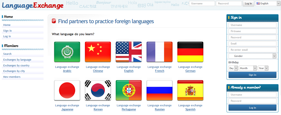 luyện tập nói tiếng anh tại Language Exchange