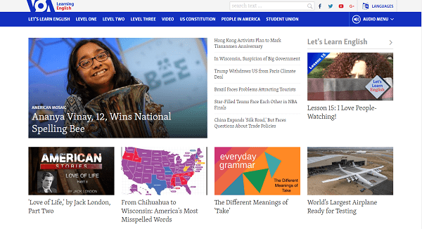 Trang chủ của VOA