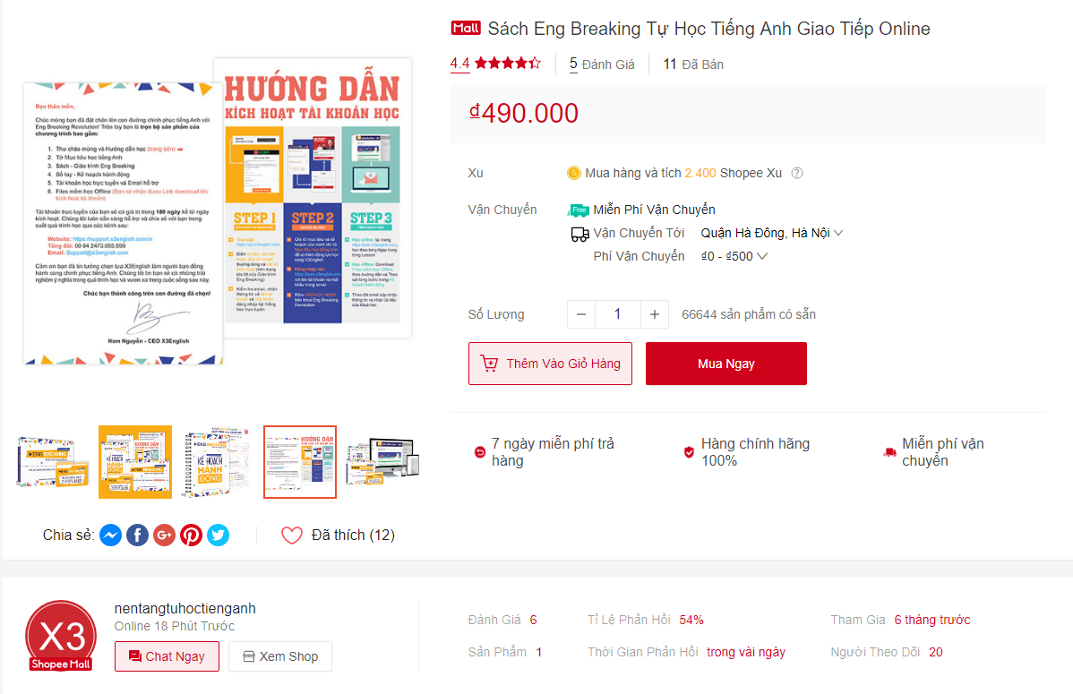 Mua Eng Breaking trên shopee