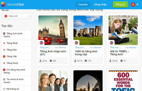 Ứng dụng Memrise luyện viết tiếng Anh