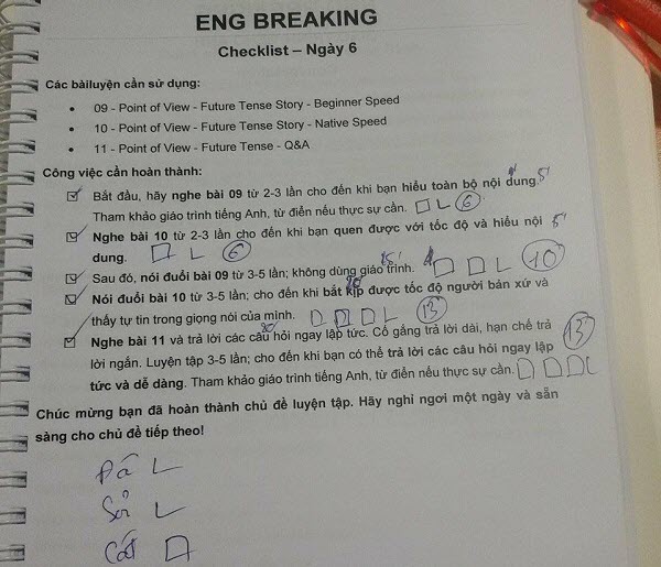 mục tiêu học tiếng anh