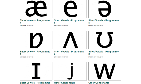 dạy phát âm trên BBC