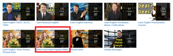 Learning English with Steve Ford