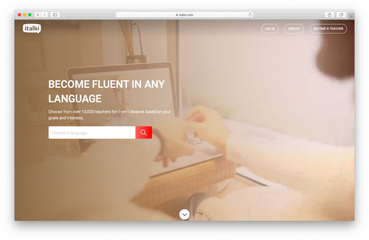 trang web học tiếng anh với người nước ngoài italki