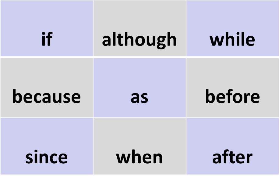 Từ nối trong tiếng Anh - loại từ nối phụ thuộc