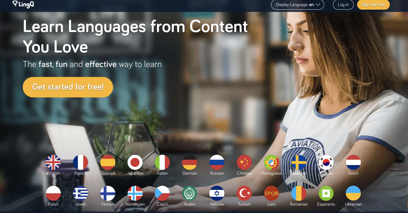 Website học tiếng Anh với người nước ngoài LingQ