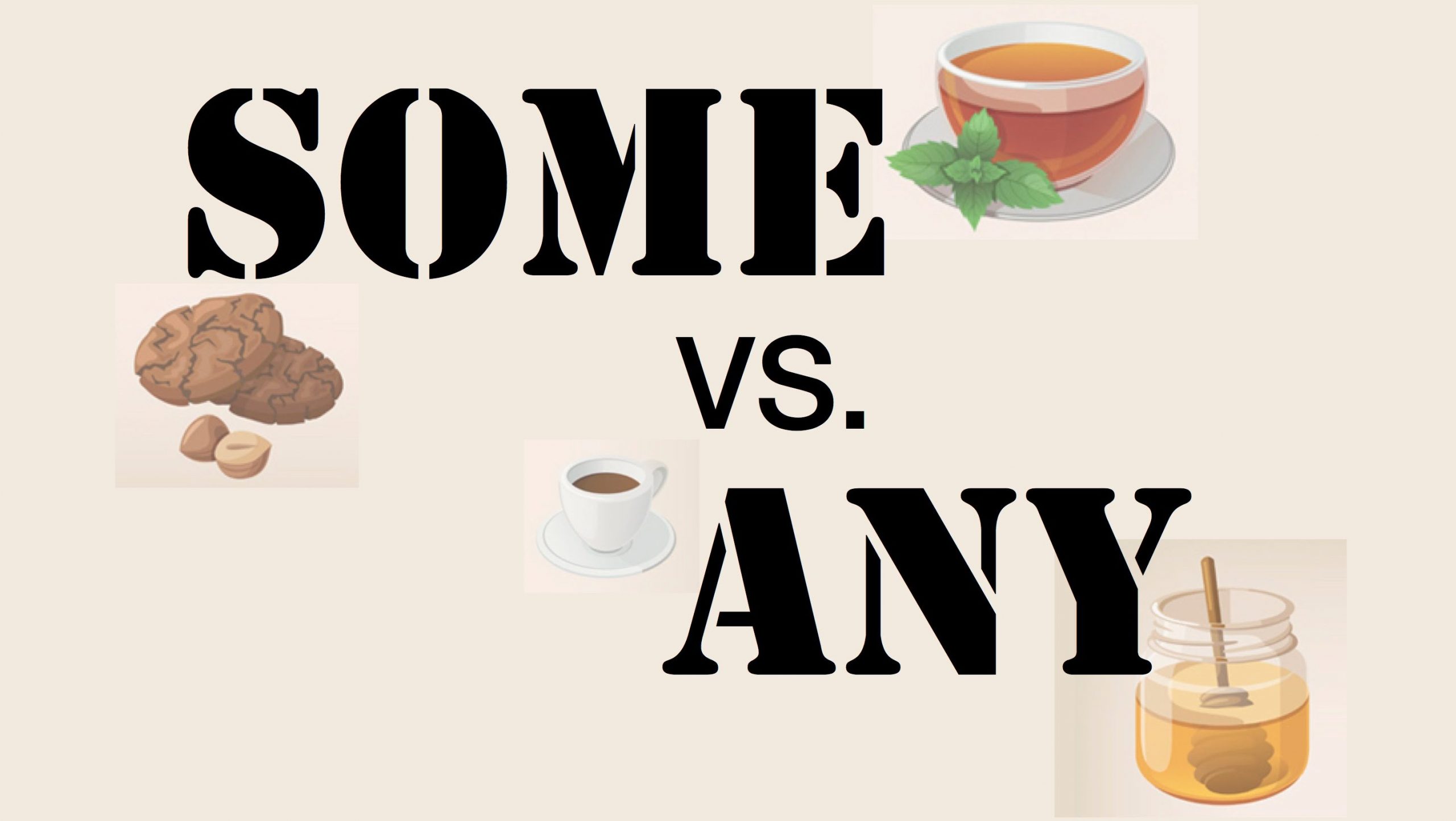 some và any có cách dùng khác nhau