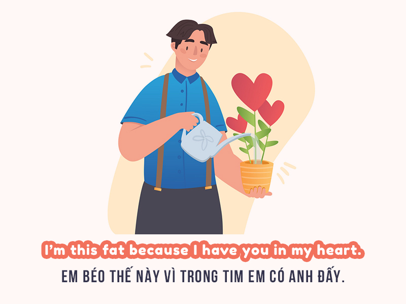 thả thính bằng tiếng anh