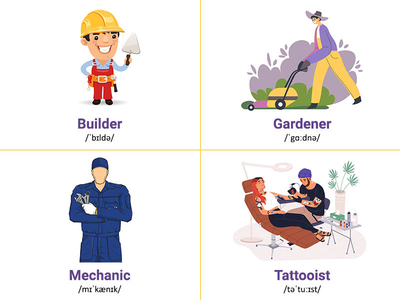 nghề nghiệp bằng tiếng anh