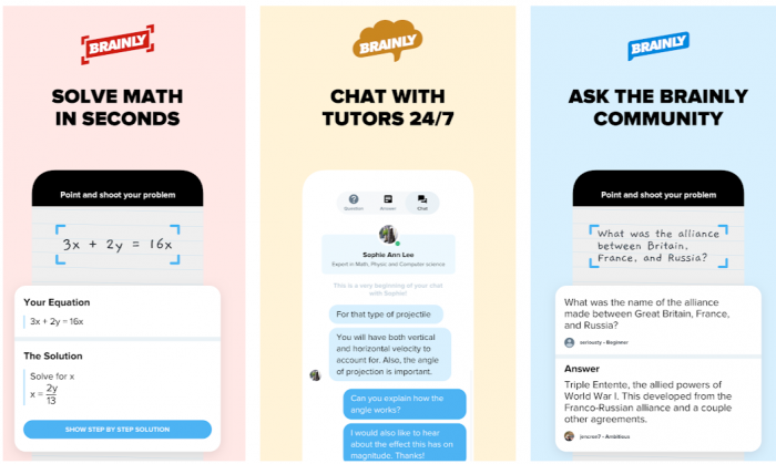 app giải tiếng anh Brainly