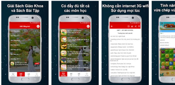 app giải tiếng Anh 6,7,8,9,10,11,12