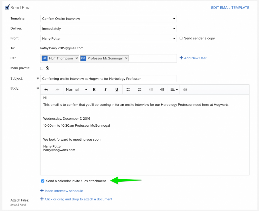 Mẫu viết email phản hồi kết quả tuyển dụng bằng tiếng Anh