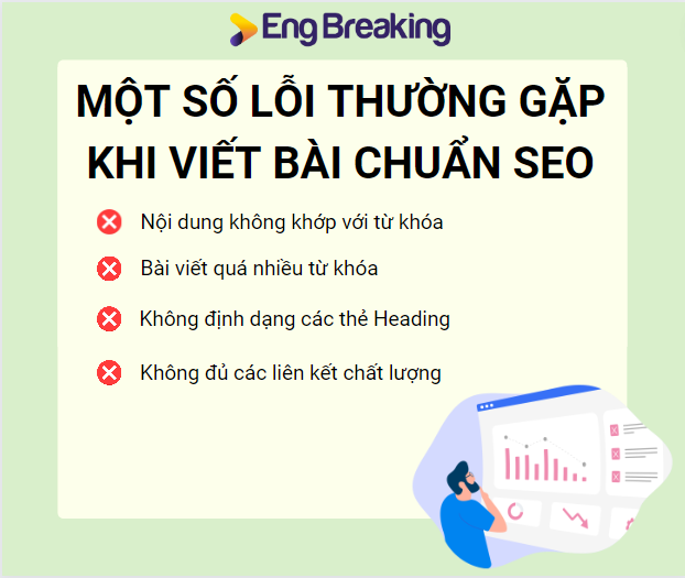4 lỗi cần chú ý khi viết bài chuẩn SEO