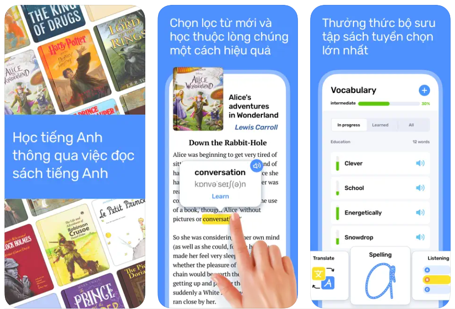 App học từ vựng tiếng Anh Ule