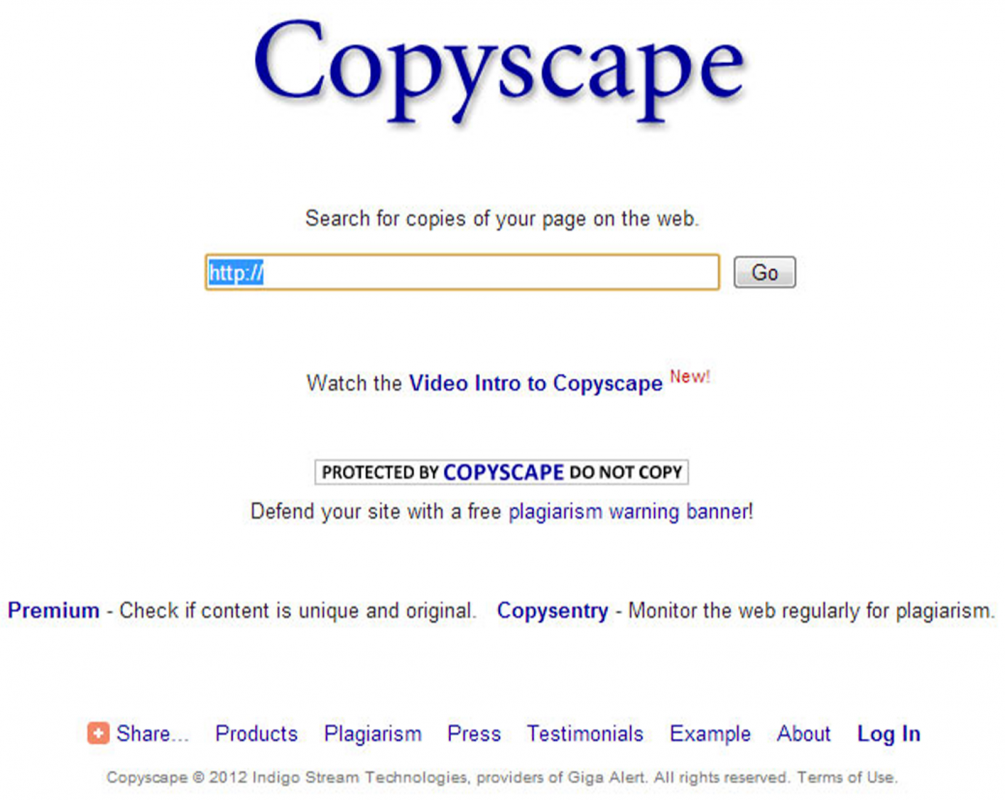Công cụ SEO kiểm tra độ unique nội dung - Copyscape