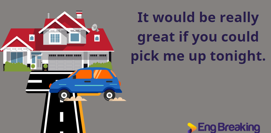 Đưa ra một yêu cầu lịch sự bằng câu điều kiện loại 2