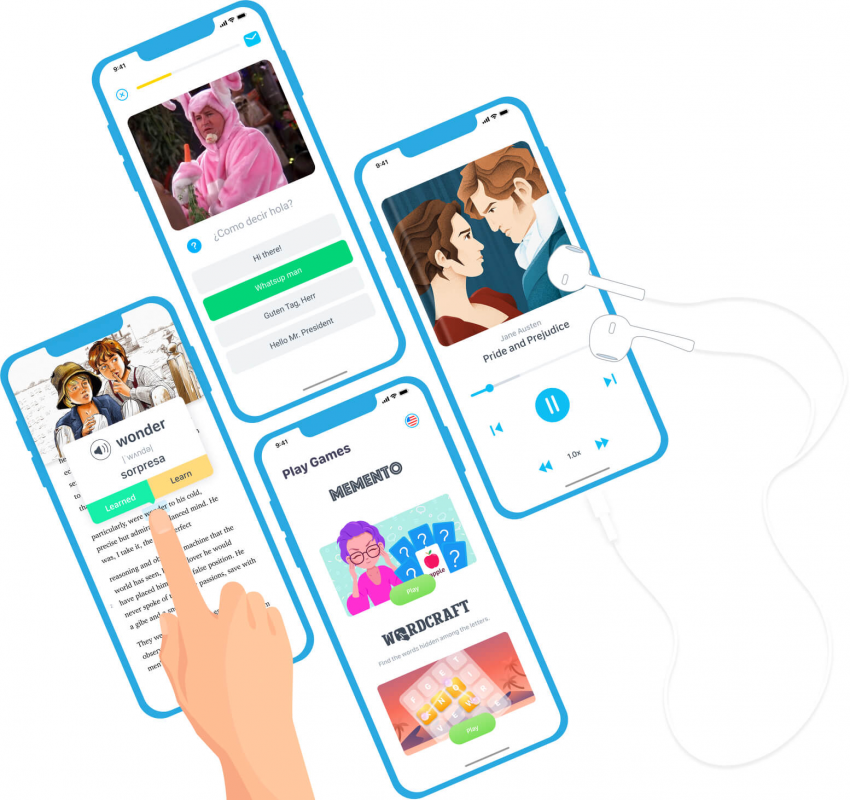 EWA English - một trong các app học từ vựng tiếng Anh thú vị