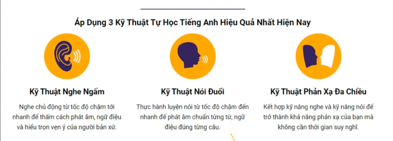 Kỹ thuật Nghe ngấm - Nói đuổi - Phản xạ đa chiều