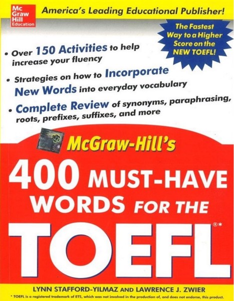 Sách học 400 từ vựng cần có cho kỳ thi TOEFL