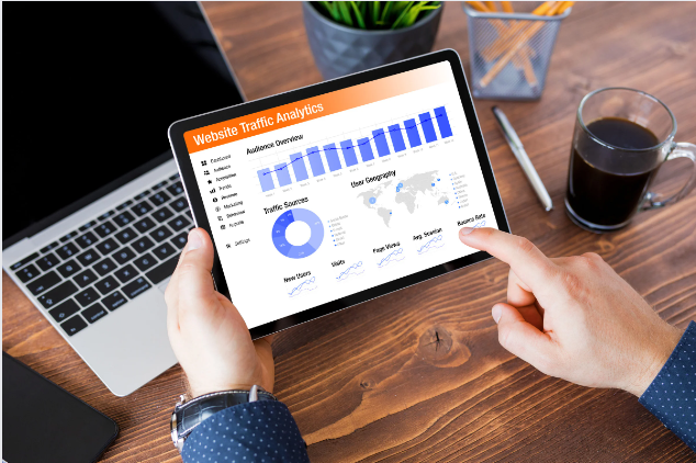 Theo dõi các đánh giá về traffic của website để có chiến lược phát triển