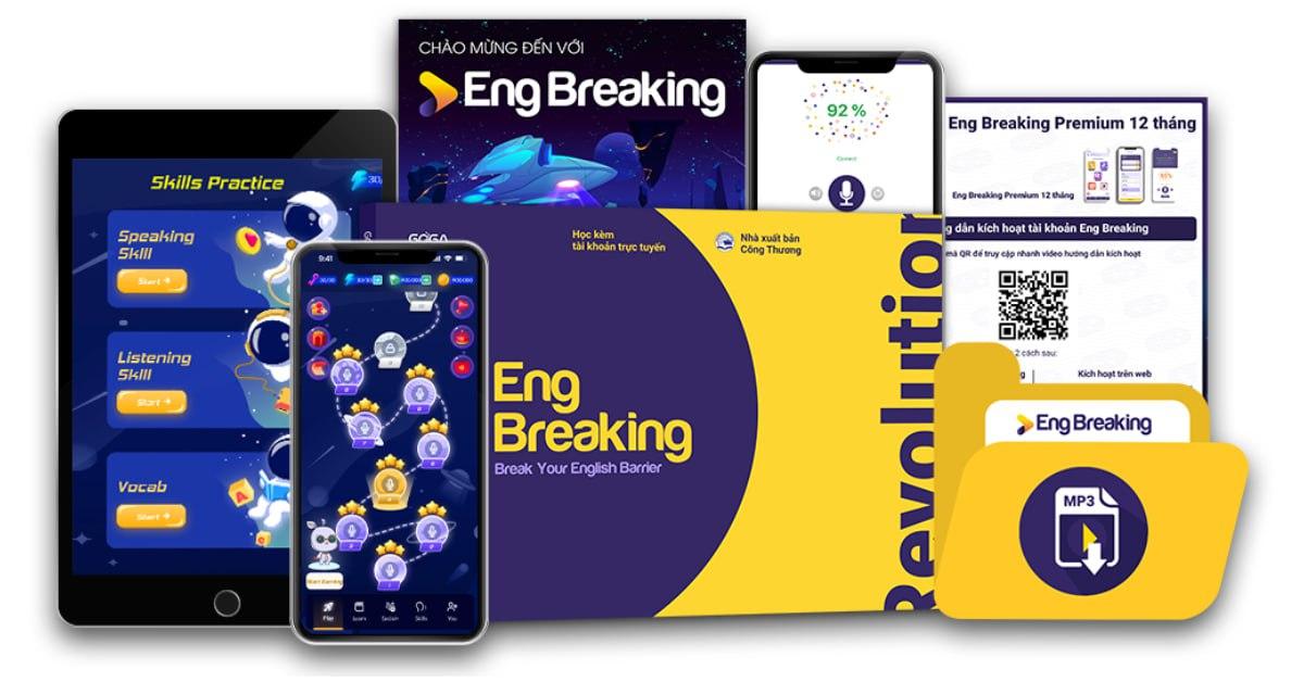 Trọn bộ công cụ học tiếng Anh Eng Breaking