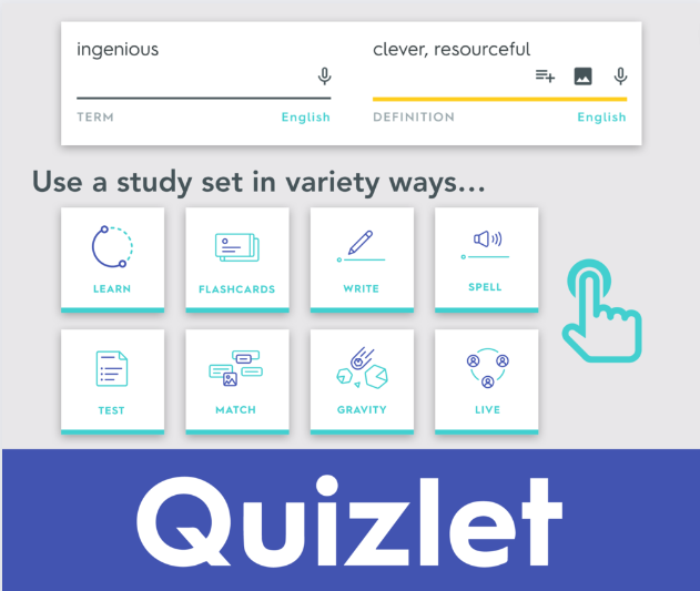 Ứng dụng học từ vựng bằng thẻ Flashcard Quizlet