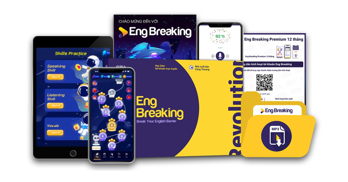 App luyện nghe tiếng Anh Eng Breaking