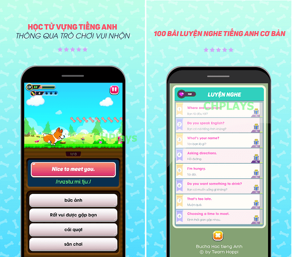 app học tiếng Anh cho bé miễn phí Bucha học tiếng Anh