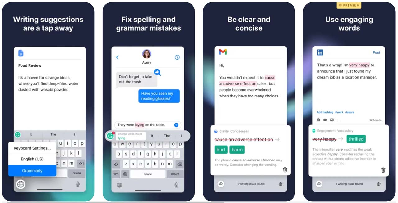 App check ngữ pháp tiếng Anh Grammarly