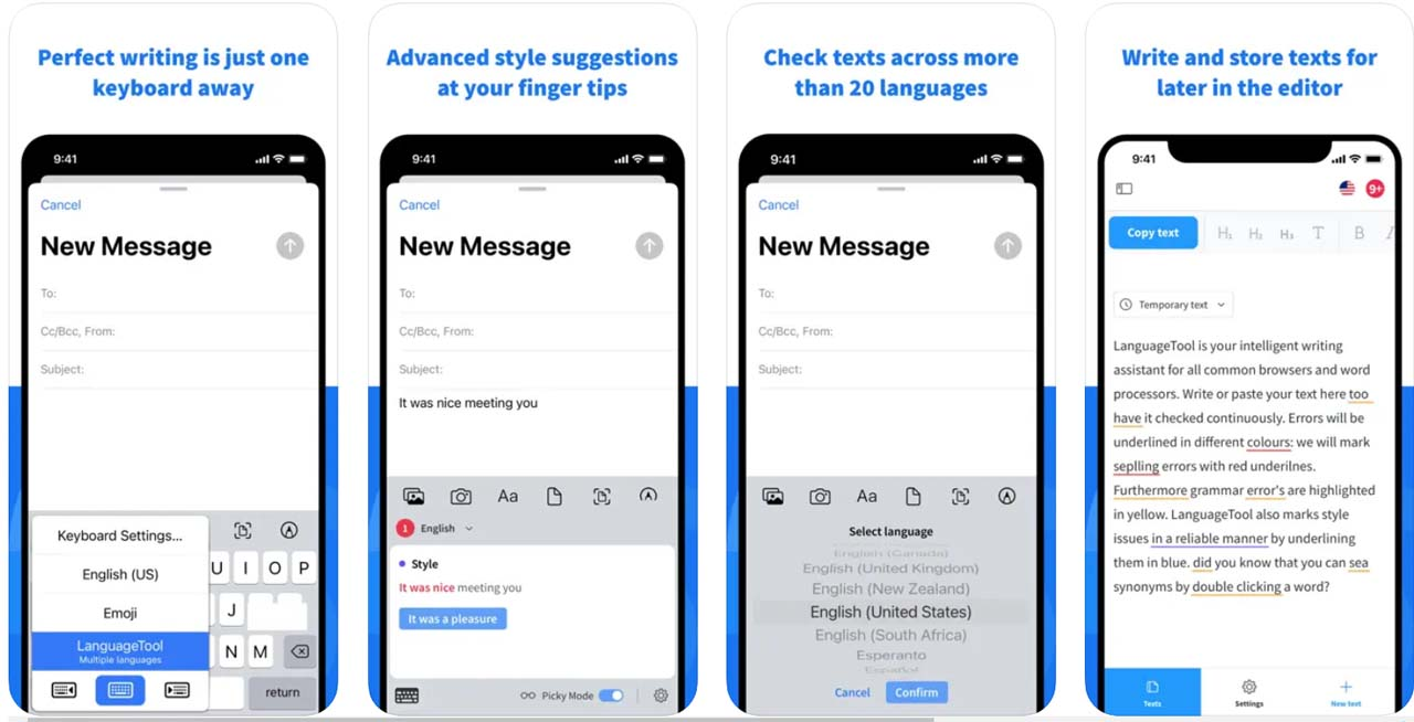App check ngữ pháp tiếng Anh LanguageTool
