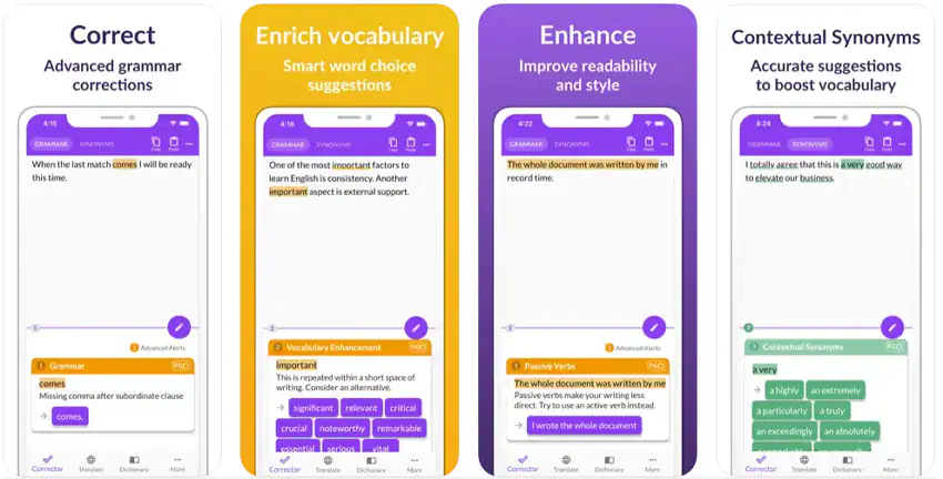 App check ngữ pháp tiếng Anh Proofreader