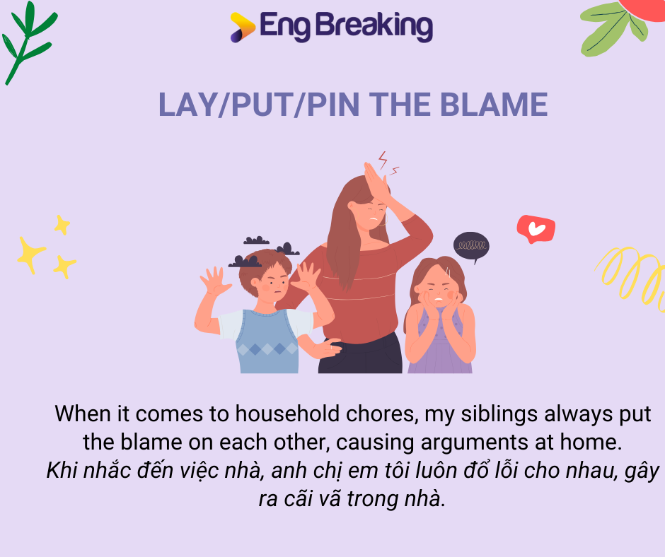 Cấu trúc mở rộng của blame dùng để đổ lỗi cho người khác