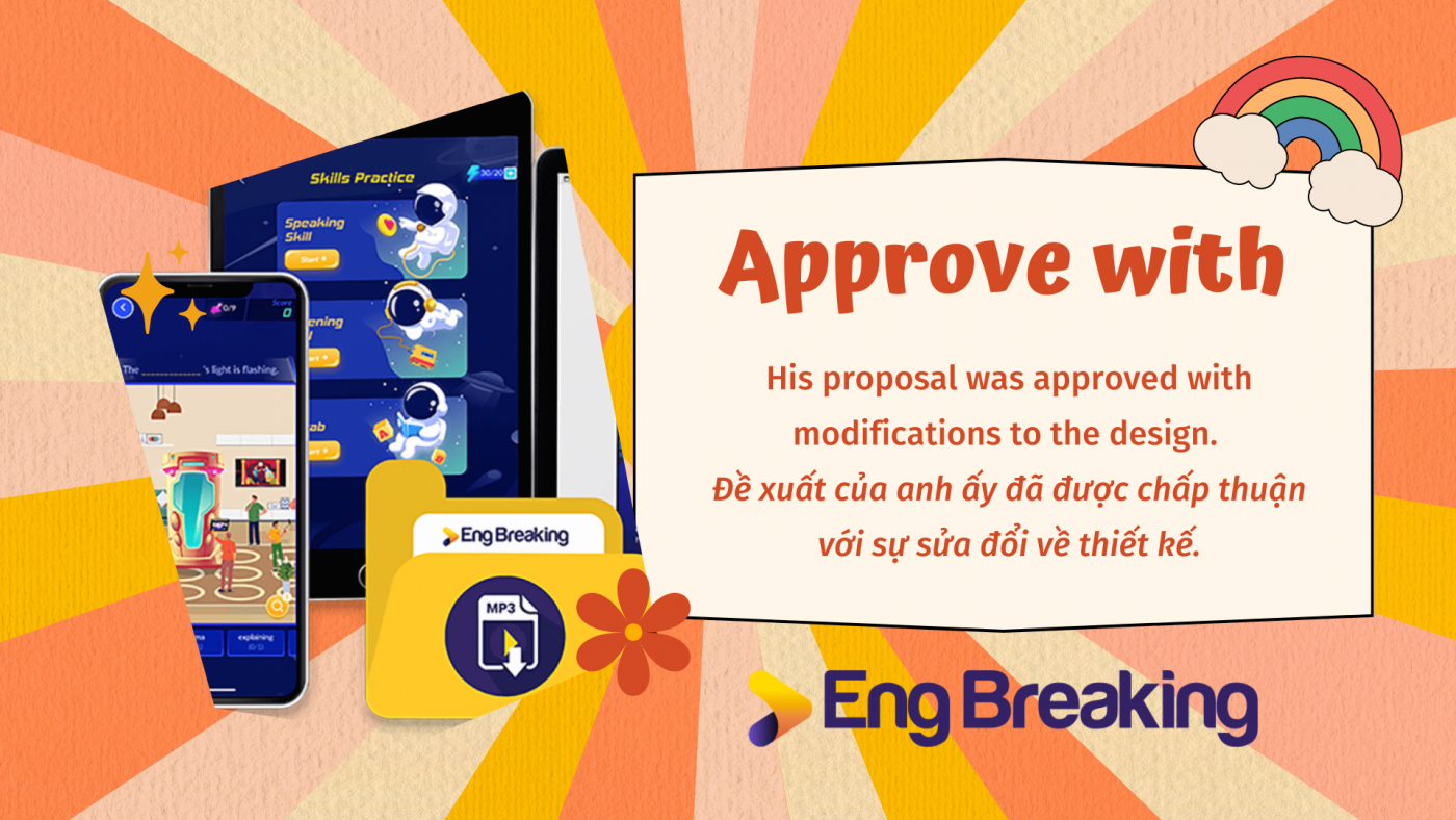  Approve đi với giới từ gì?- Approve with