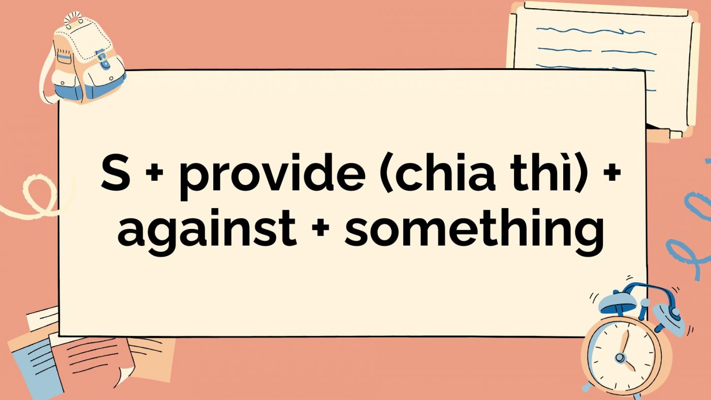 Provide + against