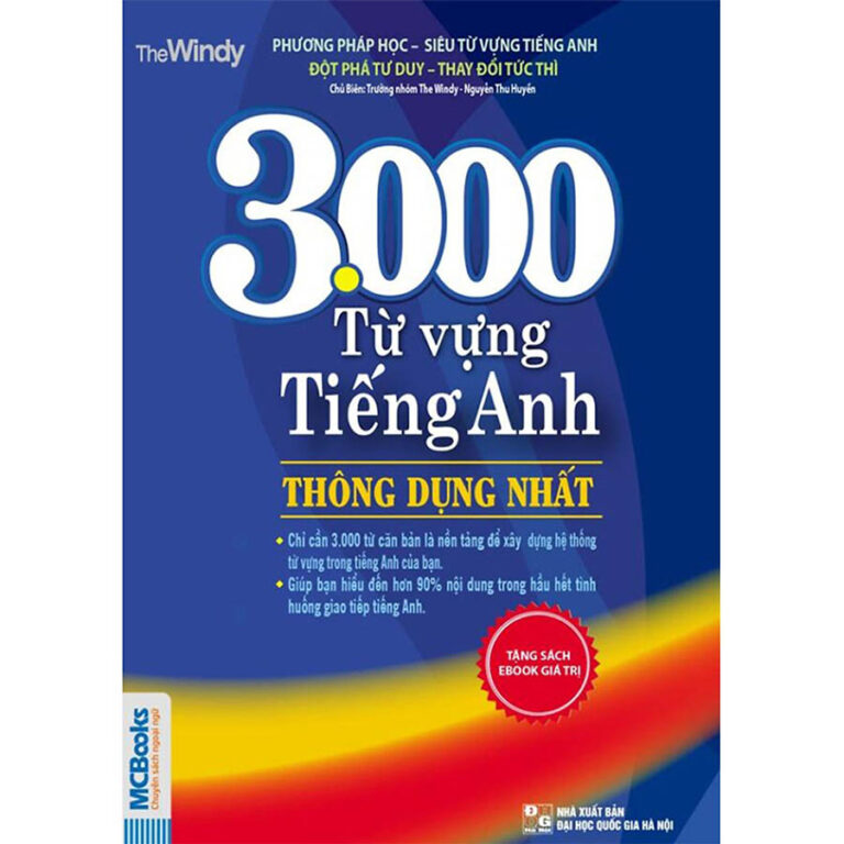Giáo trình học từ vựng tiếng Anh giao tiếp 3000 từ vựng Tiếng Anh thông dụng nhất