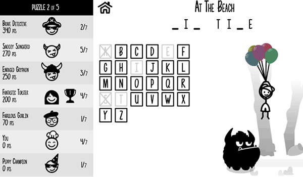 Hangman - game học tiếng Anh cho trẻ 