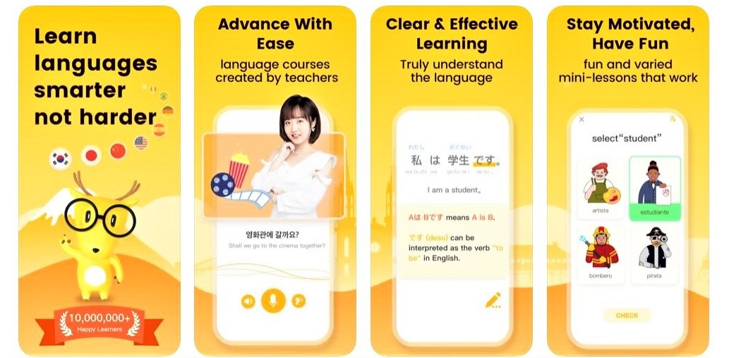 LingoDeer- ứng dụng học tiếng anh giao tiếp