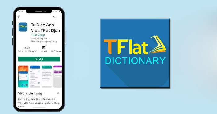 TFlat- ứng dụng học tiếng anh giao tiếp