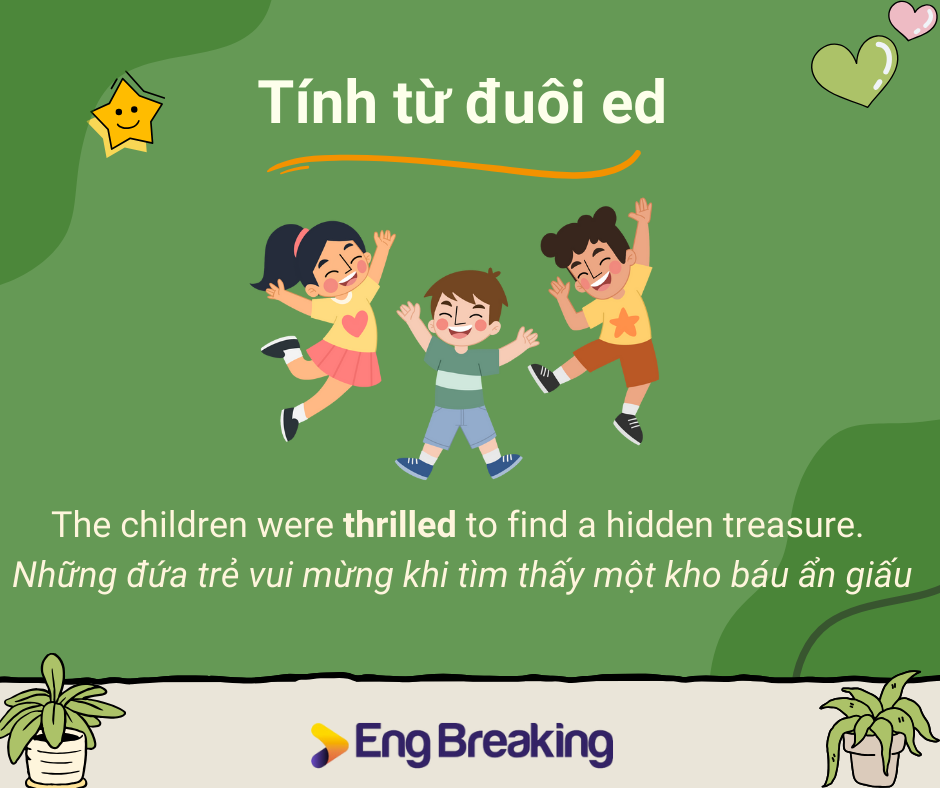 Khái niệm về tính từ đuôi ed