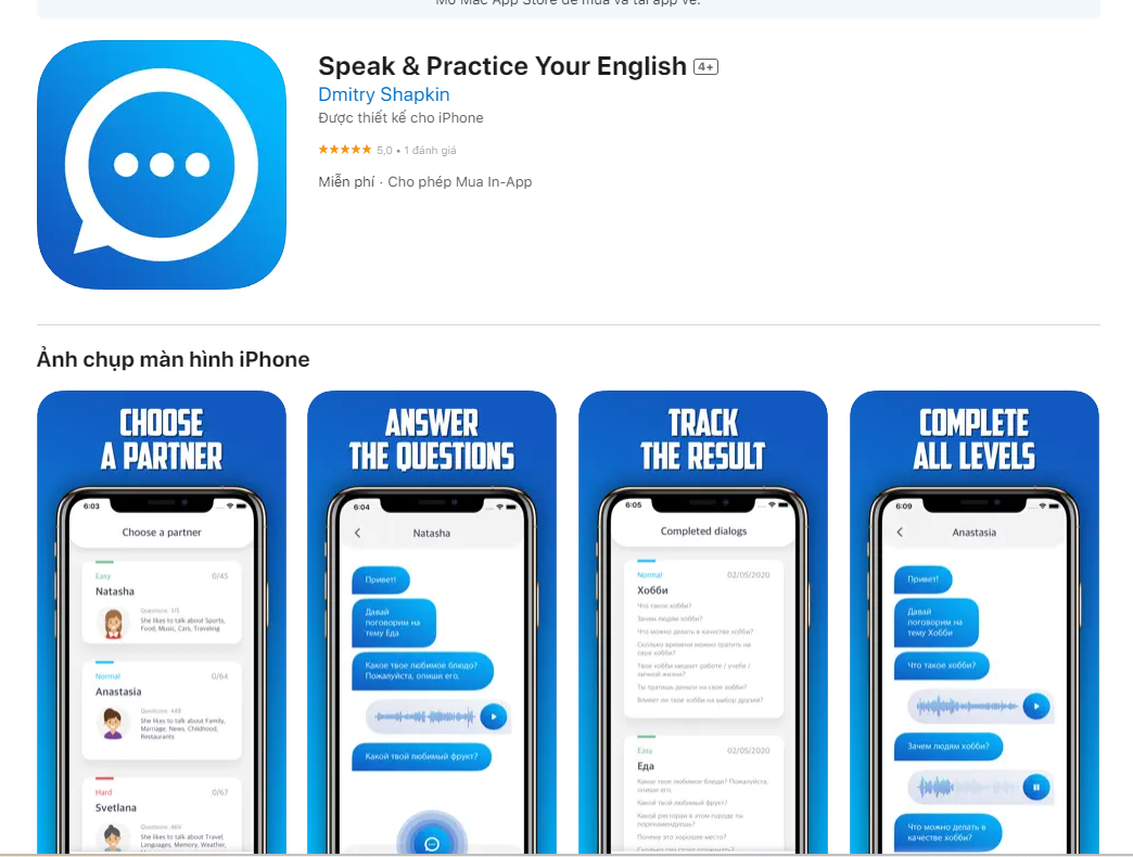  Speak – Practice Your English