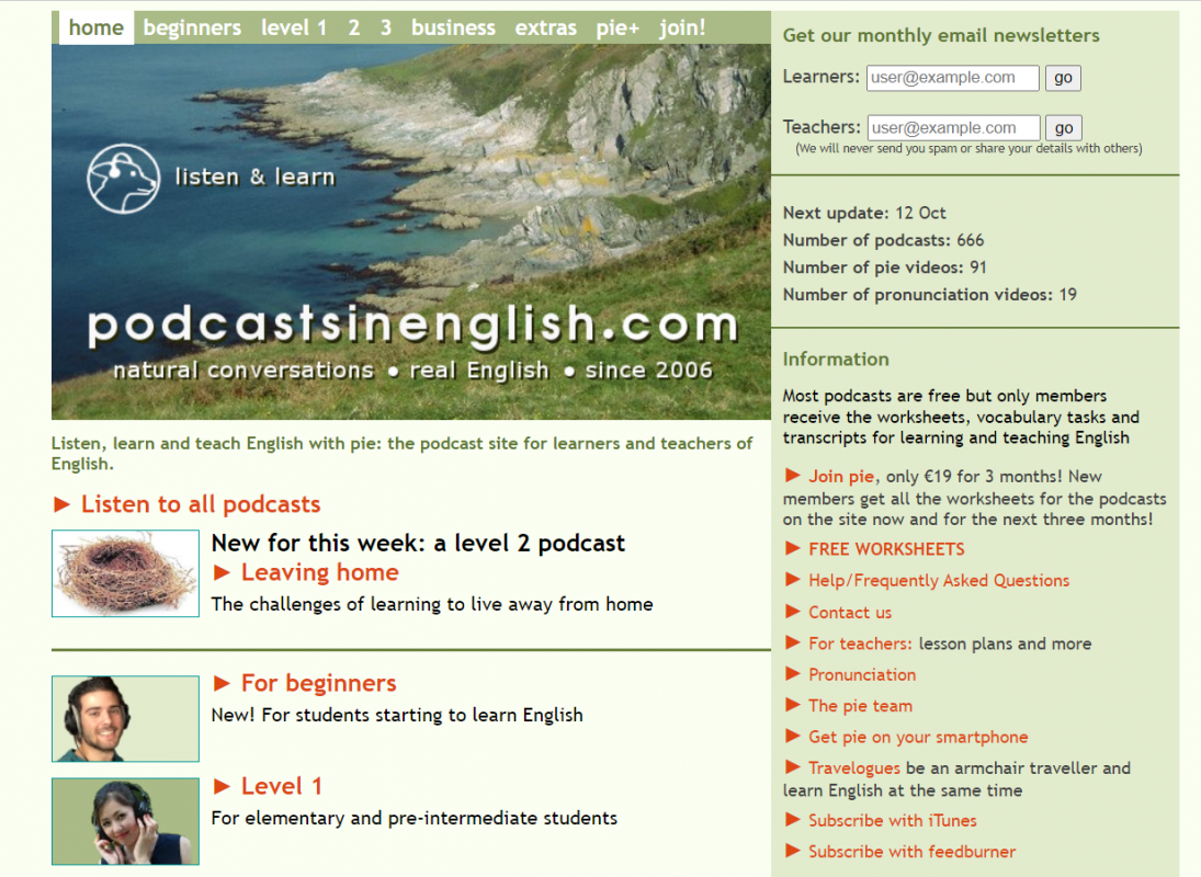 Podcast in English phù hợp với mọi đối tượng học tiếng Anh