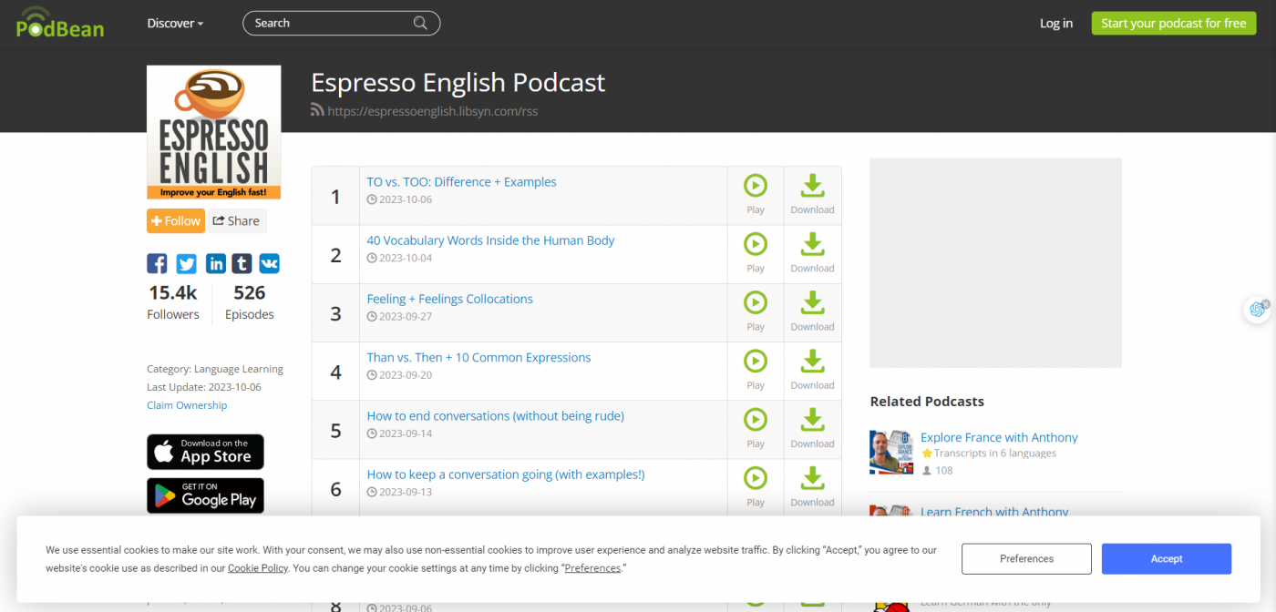 The Espresso English Podcast
