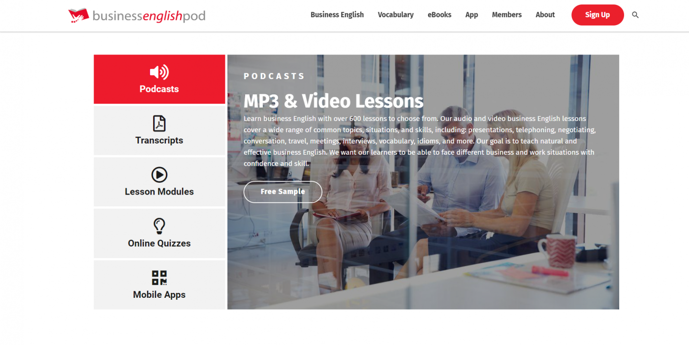 Podcast học tiếng Anh chuyên sâu về ngành kinh doanh, kinh tế