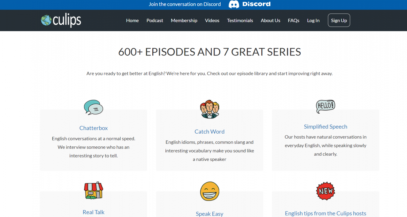 Podcast học tiếng Anh đặc biệt - Culips ESL Podcast