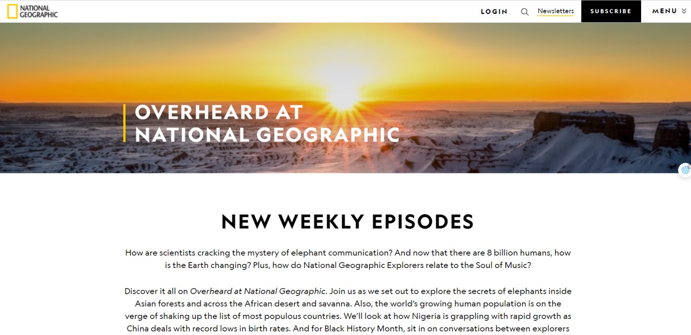 Podcast thú vị về địa lý giúp bạn học tiếng Anh mới mẻ hơn