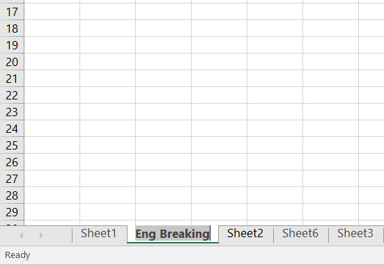Các thao tác cơ bản trong excel để đổi tên sheet để sắp xếp dữ liệu khoa học 