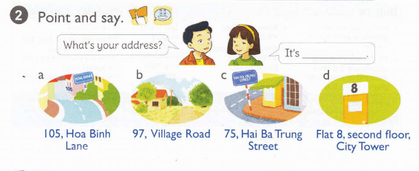 Từ vựng tiếng Anh lớp 5 về địa chỉ của bạn 